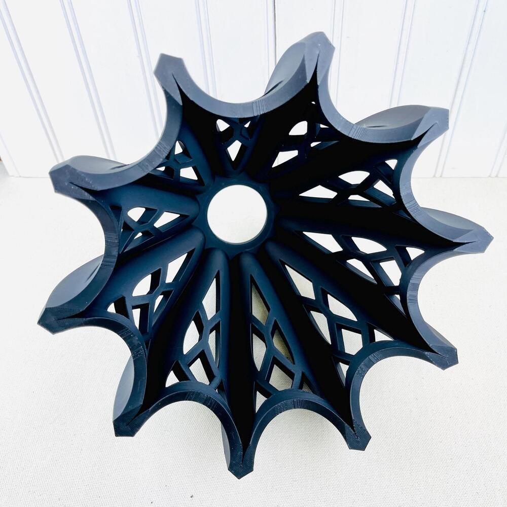 Gothic Inspired Pendant Lamp, Arch Pendant Lamp, Modern Statement Lighting - Picture 8 of 10